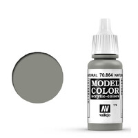 Vallejo Model Color Natural Steel 17ml Tilsvarer 4677AP