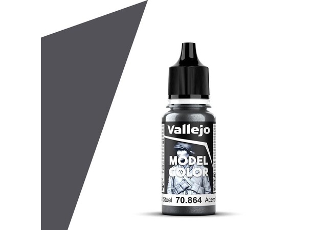 Vallejo Model Color Natural Steel 17ml Tilsvarer 4677AP 
