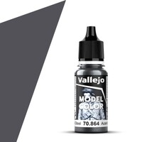 Vallejo Model Color Natural Steel 17ml Tilsvarer 4677AP