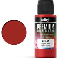 Vallejo Premium Basic Bright Red 60ml Premium Airbrush Color