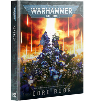 Warhammer 40K Core Rules (10th Ed) Regelbok - Hardback Cover