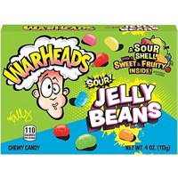 Warheads Sour Jelly Beans 113g 