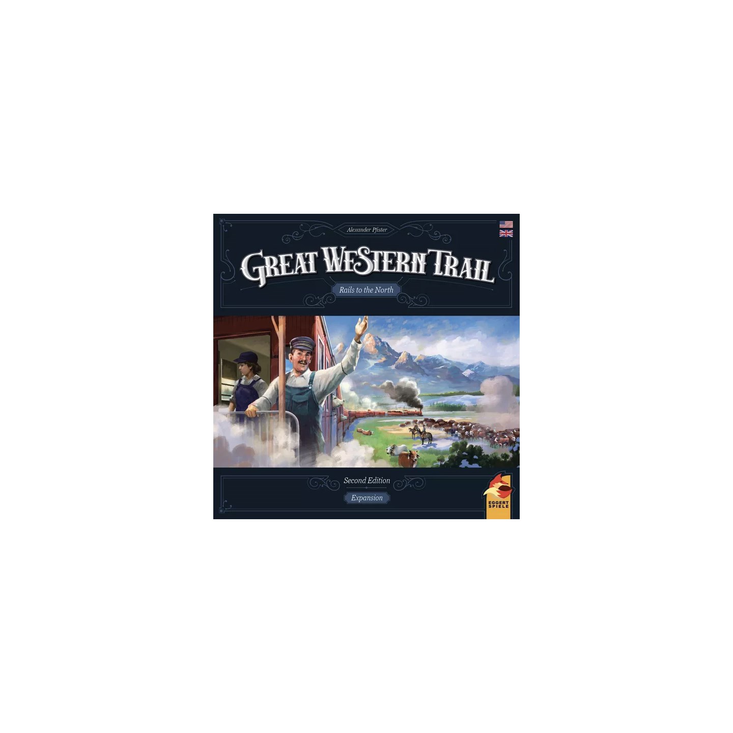 Great Western Trail Rails to North Exp Utvidelse til Great Western Trail 2nd Ed