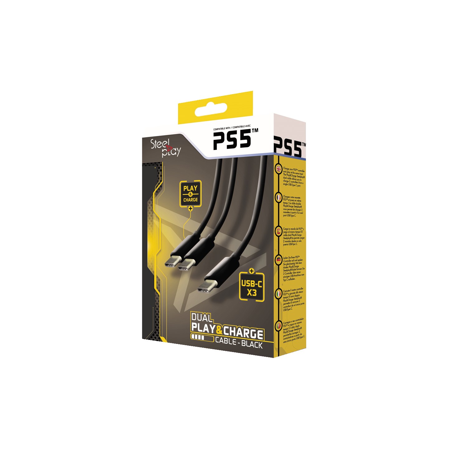 Steelplay Dual Play & Charge Cable PS5