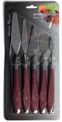 Artino Modelling Spatulas Set 5 stk Palette knife / Malekniver
