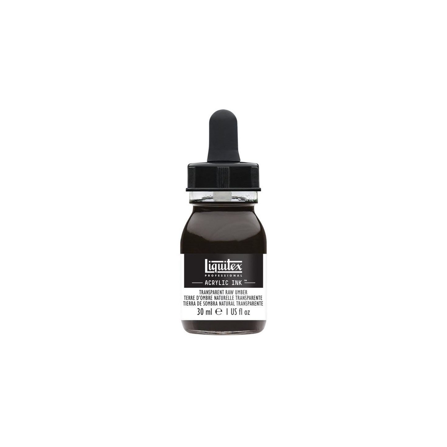 Ink Acrylic Transparent Raw Umber Liquitex 333 - 30 ml
