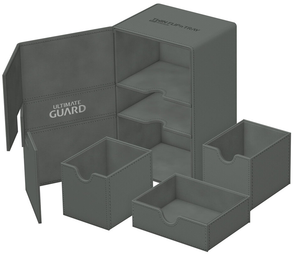 Twin Flip N Tray 160+ Grå Ultimate Guard - Monocolor