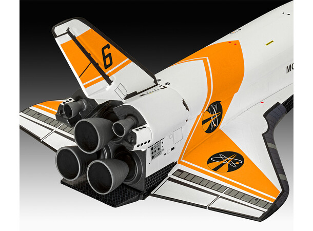 007 Moonraker Space Shuttle Starter Set James Bond Revell 1:144 Byggesett