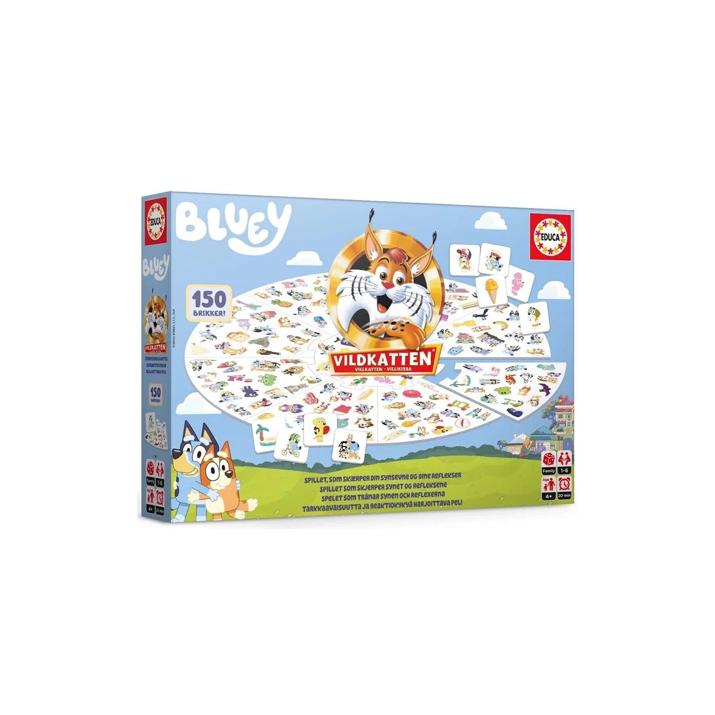 Vildkatten Bluey Brettspill