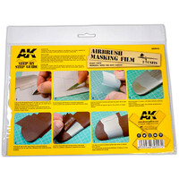 AK Airbrush Maskeringsfilm - 2 st 