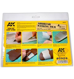 AK Airbrush Maskeringsfilm - 2 stk