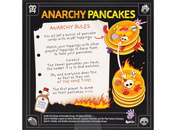 Anarchy Pancakes Kortspill