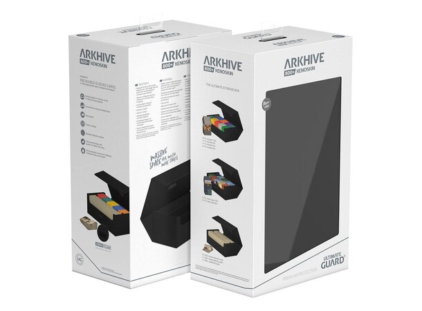 Arkhive Xenoskin 800+ Svart Ultimate Guard - Monocolor 