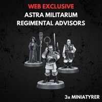 Astra Militarum Regimental Advisors Warhammer 40K