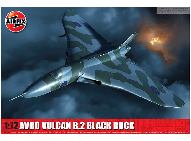 Avro Vulcan B.2 Black Buck 45cm Airfix 1:72 Byggesett