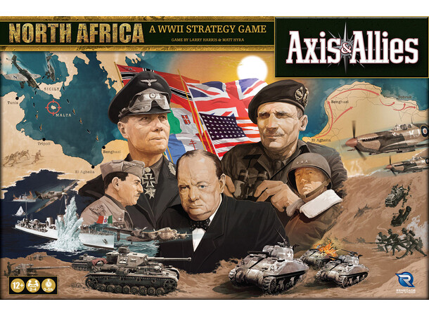 Axis & Allies North Africa Brettspill 