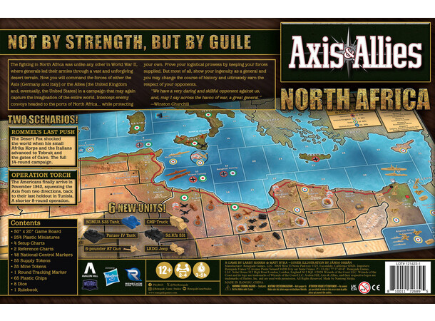 Axis & Allies North Africa Brettspill 