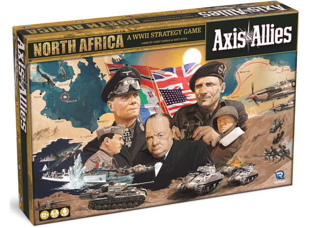 Axis & Allies North Africa Brädspel 