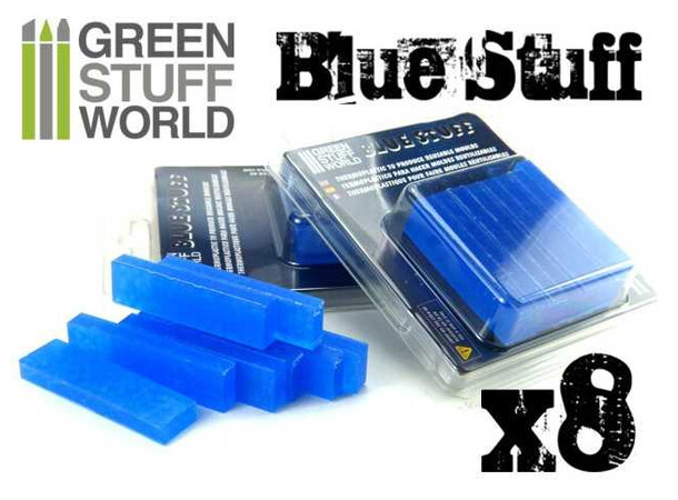 Blue Stuff Mold - 8 st Green Stuff World 