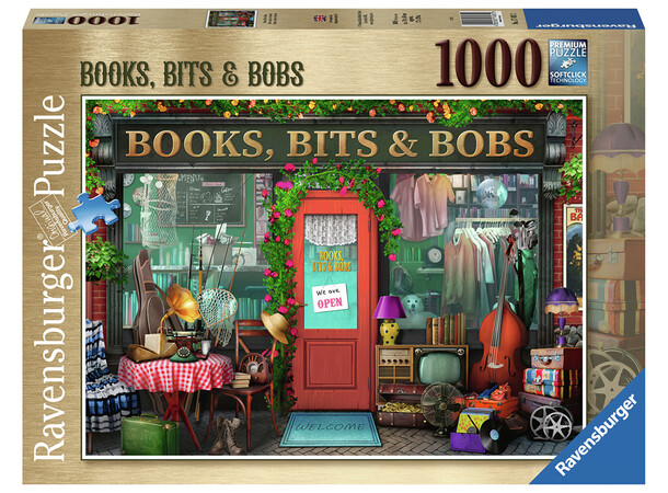Books Bits & Bobs 1000 biter Puslespill Ravensburger Puzzle