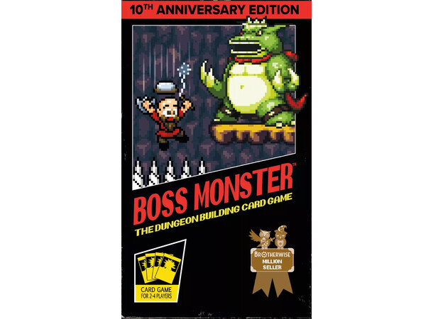 Boss Monster 10th Anniv Ed Brädspel 10th Anniversary Edition 