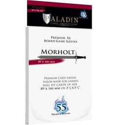 Brettspill Kortbeskyttere 55 stk 89x146 Paladin Morholt Premium XL