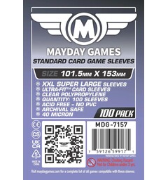 Brettspill Kortbeskyttere x100 101,5x153 Mayday Premium XXL Super Large
