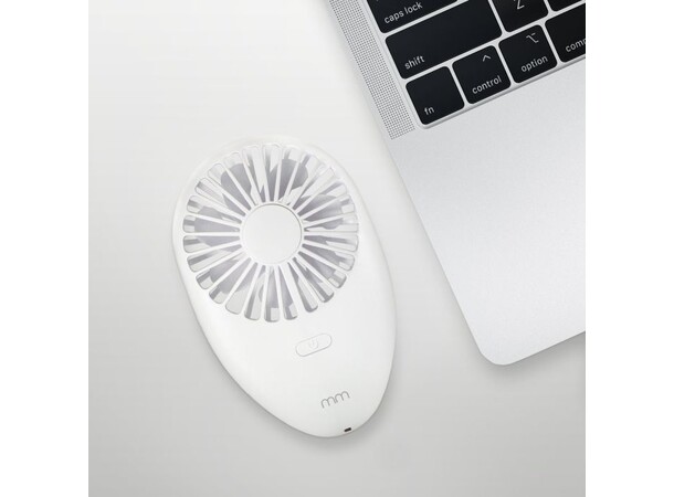 Bärbar handfläkt - Vit Portable Hand Fan 