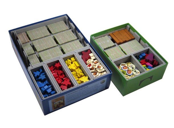 Carcassonne Insert (Från Folded Space) Få systemet i spellådan 