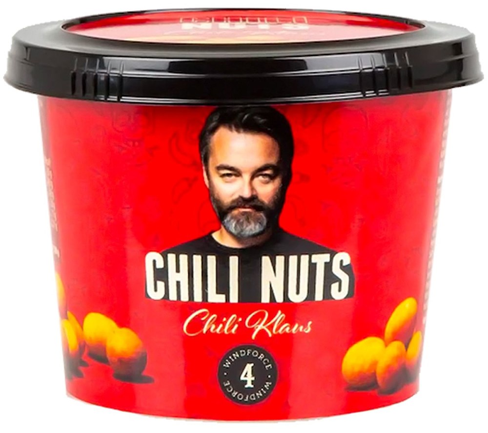 Chili Klaus Chili Nuts Styrke 4 140g Vindstyrke 4 Gamezone.no