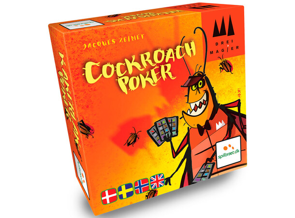 Cockroach Poker Brädspel Svensk utgåva 
