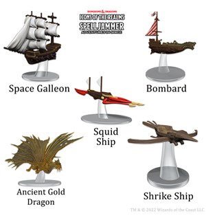 D&D Figur Icons Welcome to Wildspace Spelljammer Ship Scale 