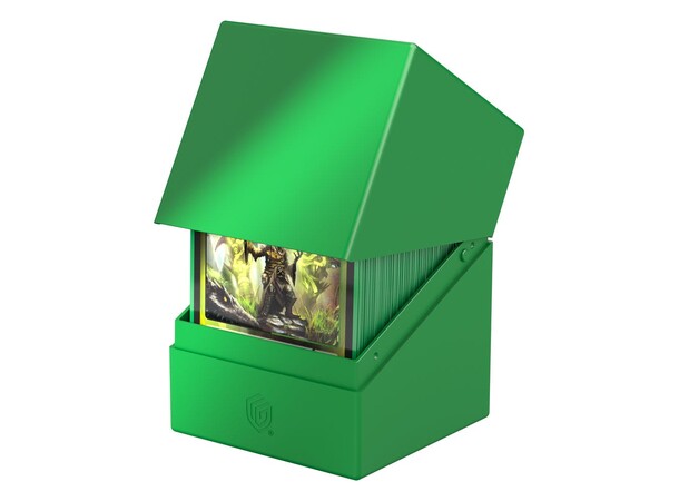 Deck Case Boulder 100+ Solid Grønn Ultimate Guard