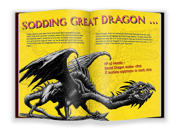 Demon Dog RPG Kompatibel med Mörk Borg 