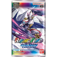 Digimon TCG Rising Wind Reboot Booster Digimon Card Game - RB01
