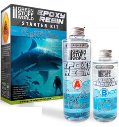 Epoxy Resin Starter Kit Crystal Clear Green Stuff World