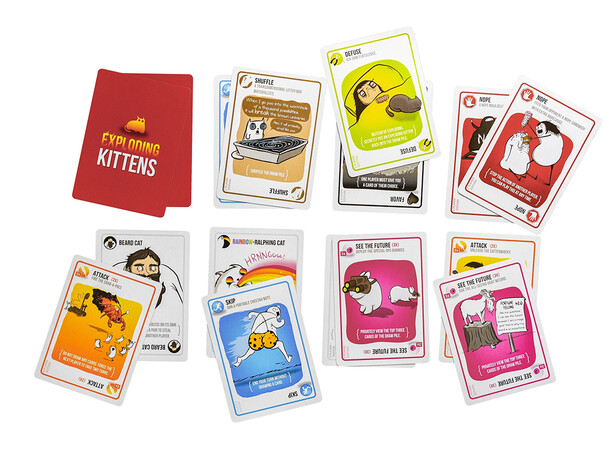 Exploding Kittens 2 Player Ed Kortspel 