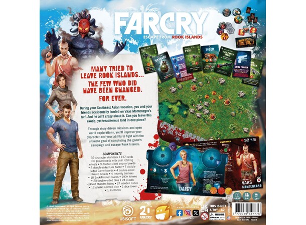 Far Cry Brädspel Escape from Rook Island 