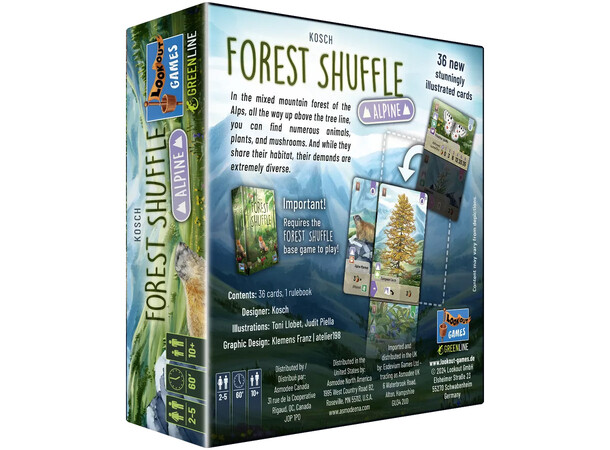 Forest Shuffle Alpine Expansion Utvidelse til Forest Shuffle