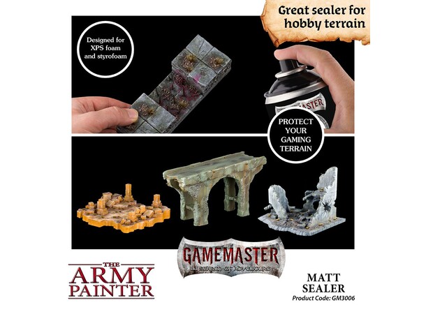 GameMaster Matt Sealer The Army Painter Terrain Sealer 300ml 