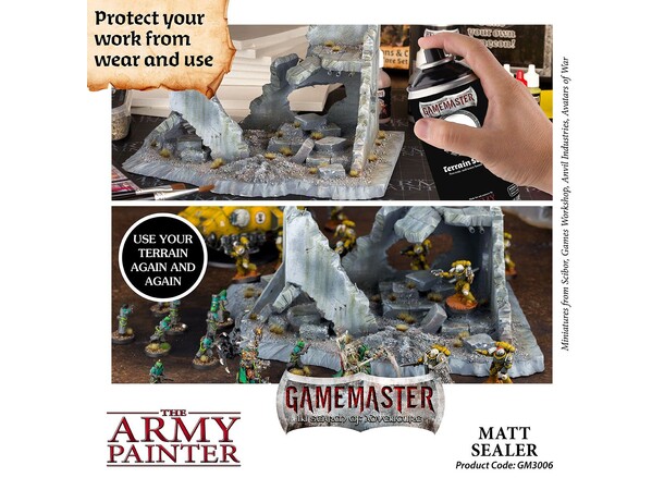 GameMaster Matt Sealer The Army Painter Terrain Sealer 300ml 
