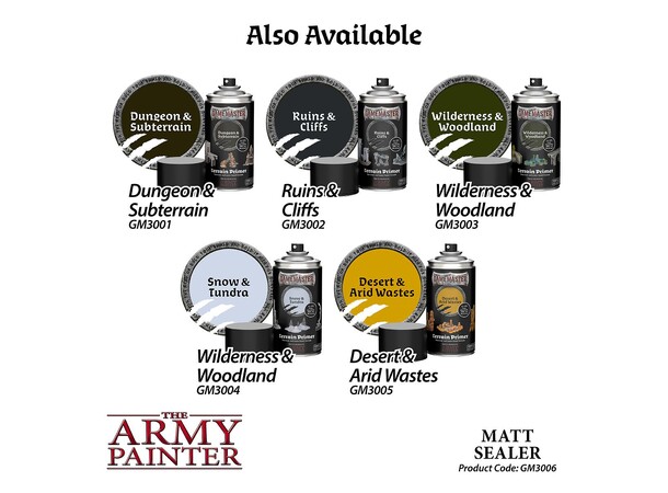 GameMaster Matt Sealer The Army Painter Terrain Sealer 300ml 