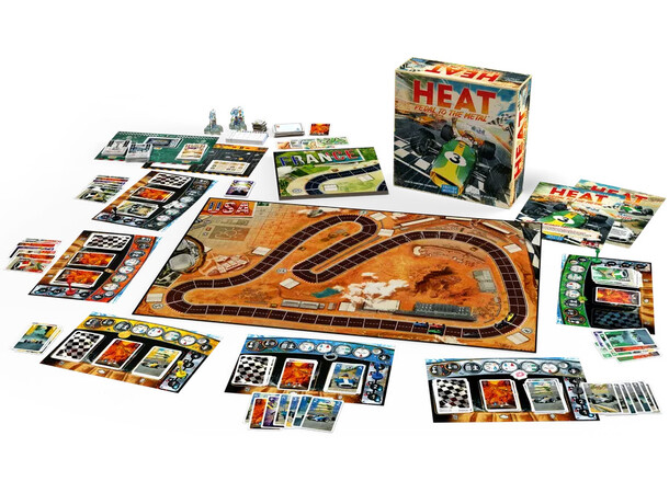 HEAT Pedal to the Metal Brettspill Norsk utgave 