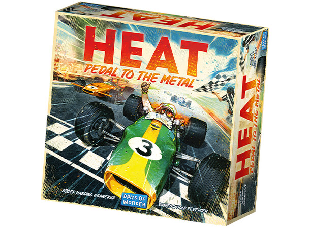 HEAT Pedal to the Metal Brädspel Svensk utgåva 