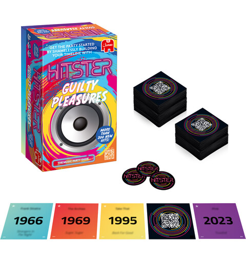 Hitster Guilty Pleasures Partyspill Norske regler