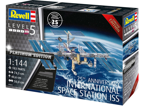 ISS 25th Anniversary Platinum Edition Revell 1:144 Byggesett