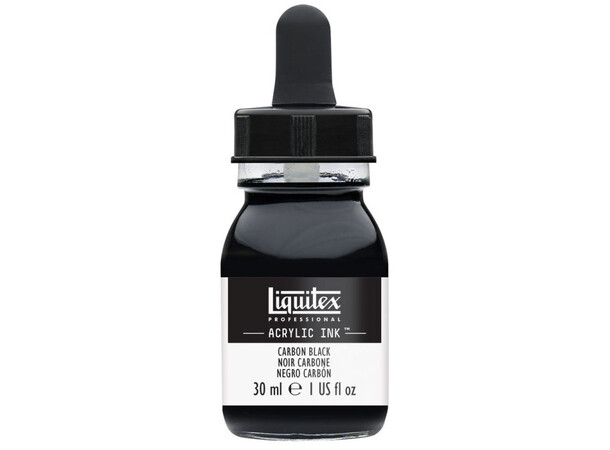 Ink Acrylic Carbon Black Liquitex 337 - 30 ml