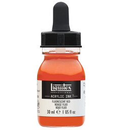 Ink Acrylic Fluorescent Red Liquitex 983 - 30 ml