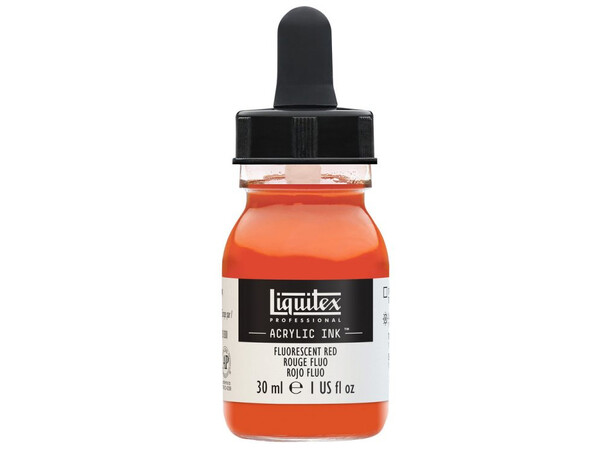 Ink Acrylic Fluorescent Red Liquitex 983 - 30 ml