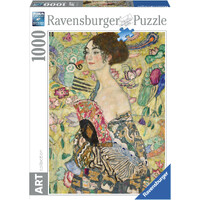 Klimt Lady With a Fan 1000 bitar Pussel - Ravensburger Puzzle